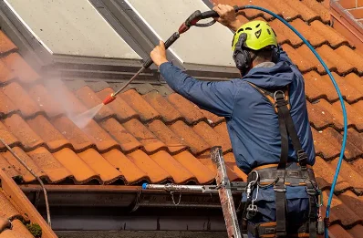 Démoussage et hydrofuge de toiture à Gerberoy